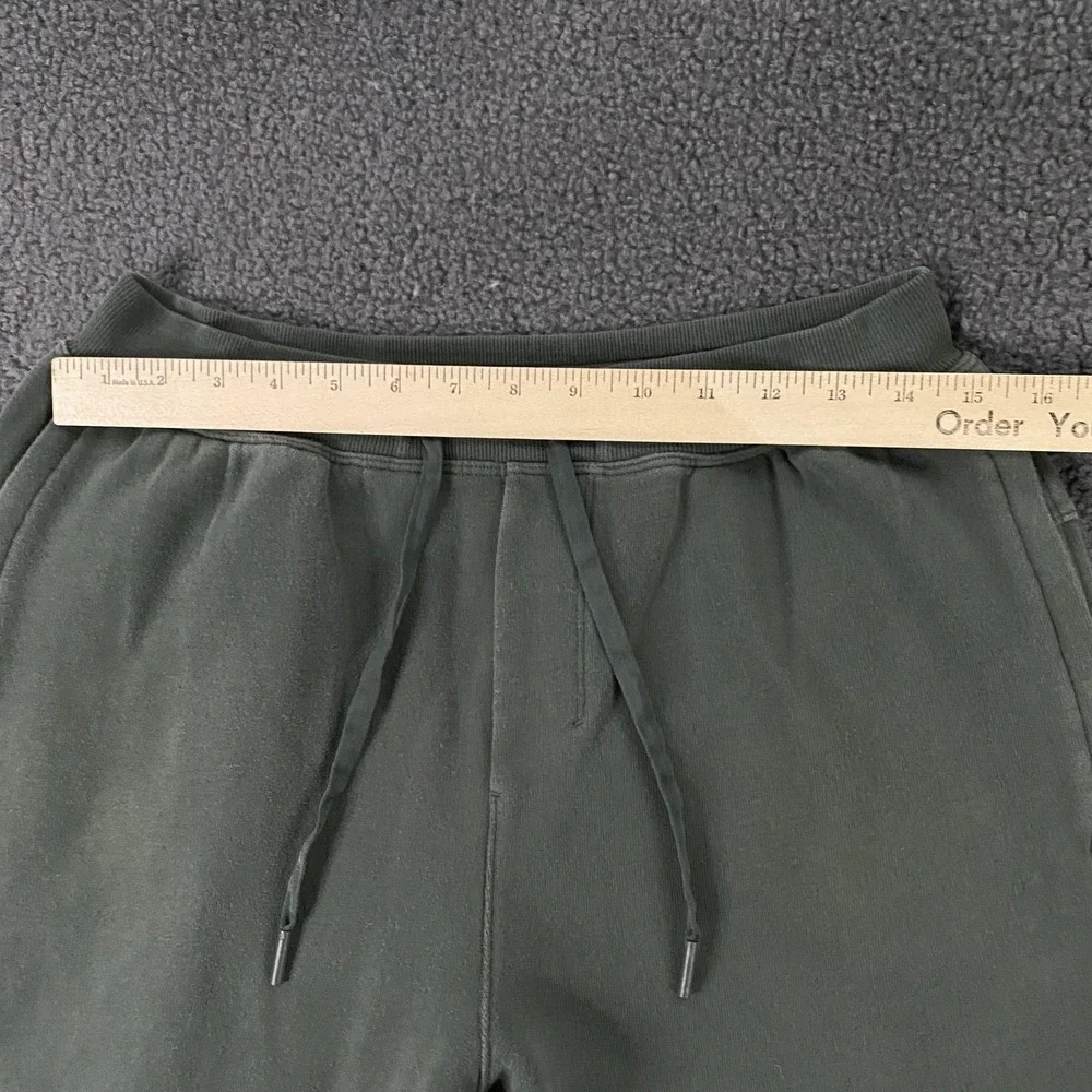 Lululemon Steady State Jogger Pants Mens Small Green Fleece Sweatpants LM5AVSS - Picture 7 of 10
